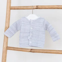 Collection Tricot|Vêtements Naissance*P'tit bisou Brassière bio collection Tricot Naissance de Gris