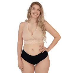 Lingerie|Vêtements*Carriwell Brassière d'allaitement cache-cœur coton bio S de Beige