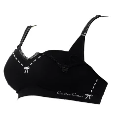 Lingerie|Vêtements*Cache Coeur Brassière de grossesse et d'allaitement Illusion S de Noir