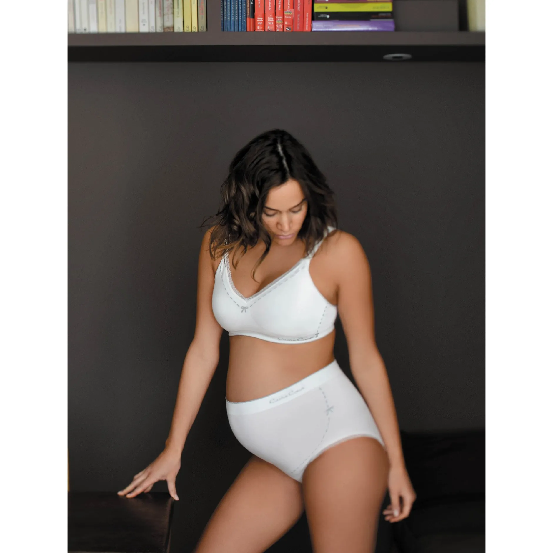 Lingerie|Vêtements*Cache Coeur Brassière de grossesse et d'allaitement Illusion S de Noir