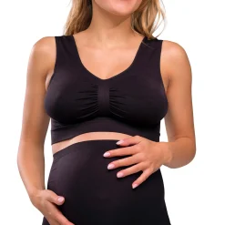 Lingerie|Vêtements*Carriwell Brassière De Grossesse Sans Coutures M de Noir