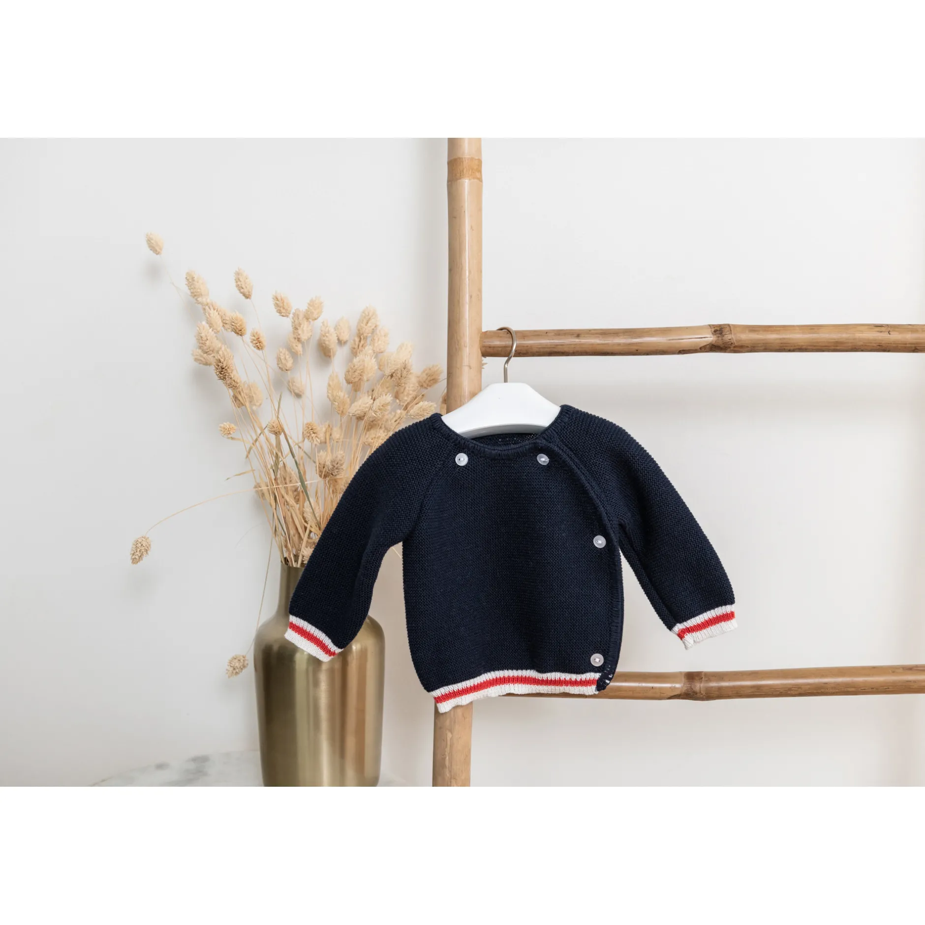 Collection Tricot|Vêtements Naissance*P'tit bisou Brassière de naissance de Nocturne