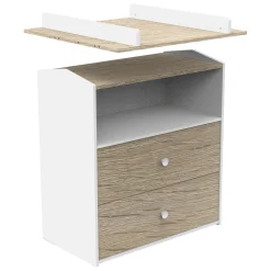 Plans À Langer|Plans*Sauthon Baby's Sweet Home Cabanon Dispositif à langer de Blanc