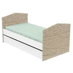 Tiroirs De Lit*Sauthon Baby's Sweet Home Cabanon Tiroir de lit 70x140 de Blanc