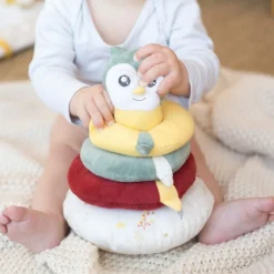 Jouets D'Activités*Trois Kilos Sept Cache cache en forêt Pyramide empilable Chouette de