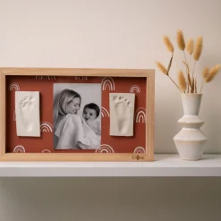 Cadres Photos*Petit Artichaut Cadre 2 empreintes de Rainbow Terracotta