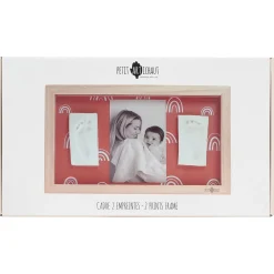 Cadres Photos*Petit Artichaut Cadre 2 empreintes de Rainbow Terracotta