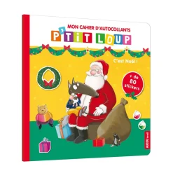 Livres*AUZOU Cahier d'autocollants P'tit Loup - C'est Noël de