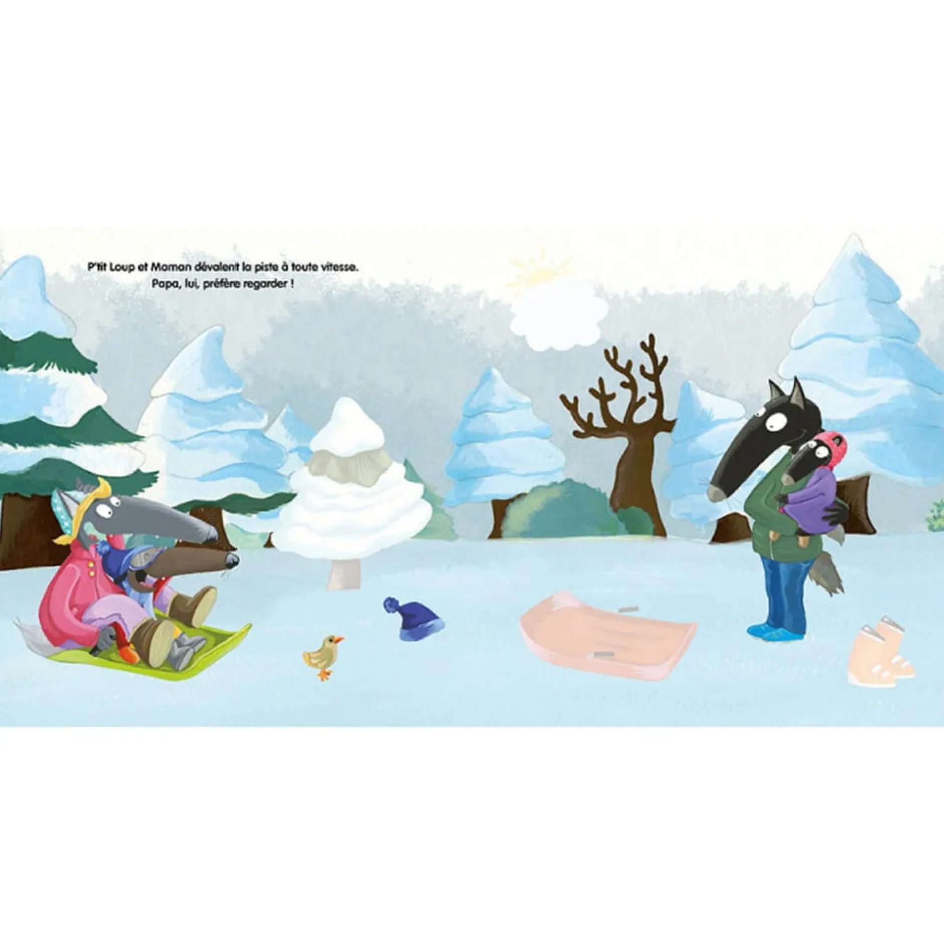 Livres*AUZOU Cahier d'autocollants P'tit Loup - C'est Noël de