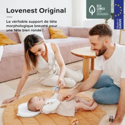 Couettes Et Oreillers|Cales-Bébé*Babymoov Cale-tête morphologique Lovenest Original de White