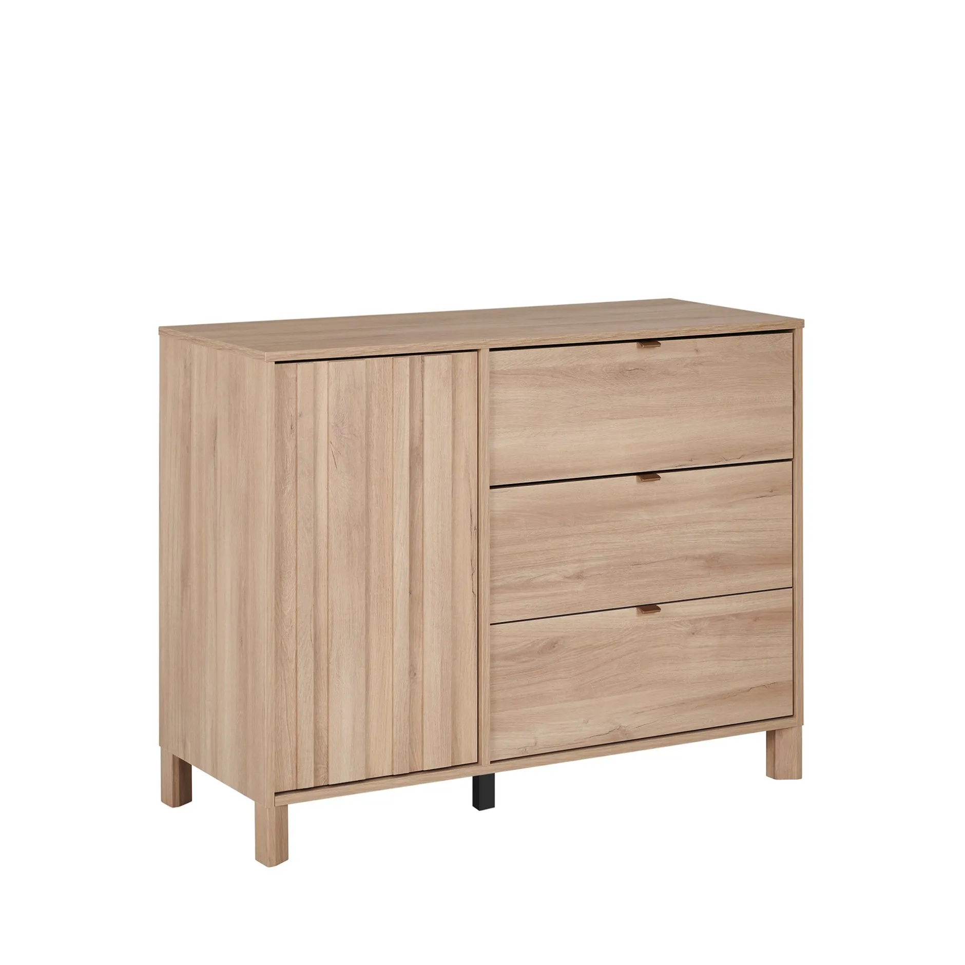 Commodes*Galipette Calypso Commode 1 porte 3 tiroirs 140 cm de Beige