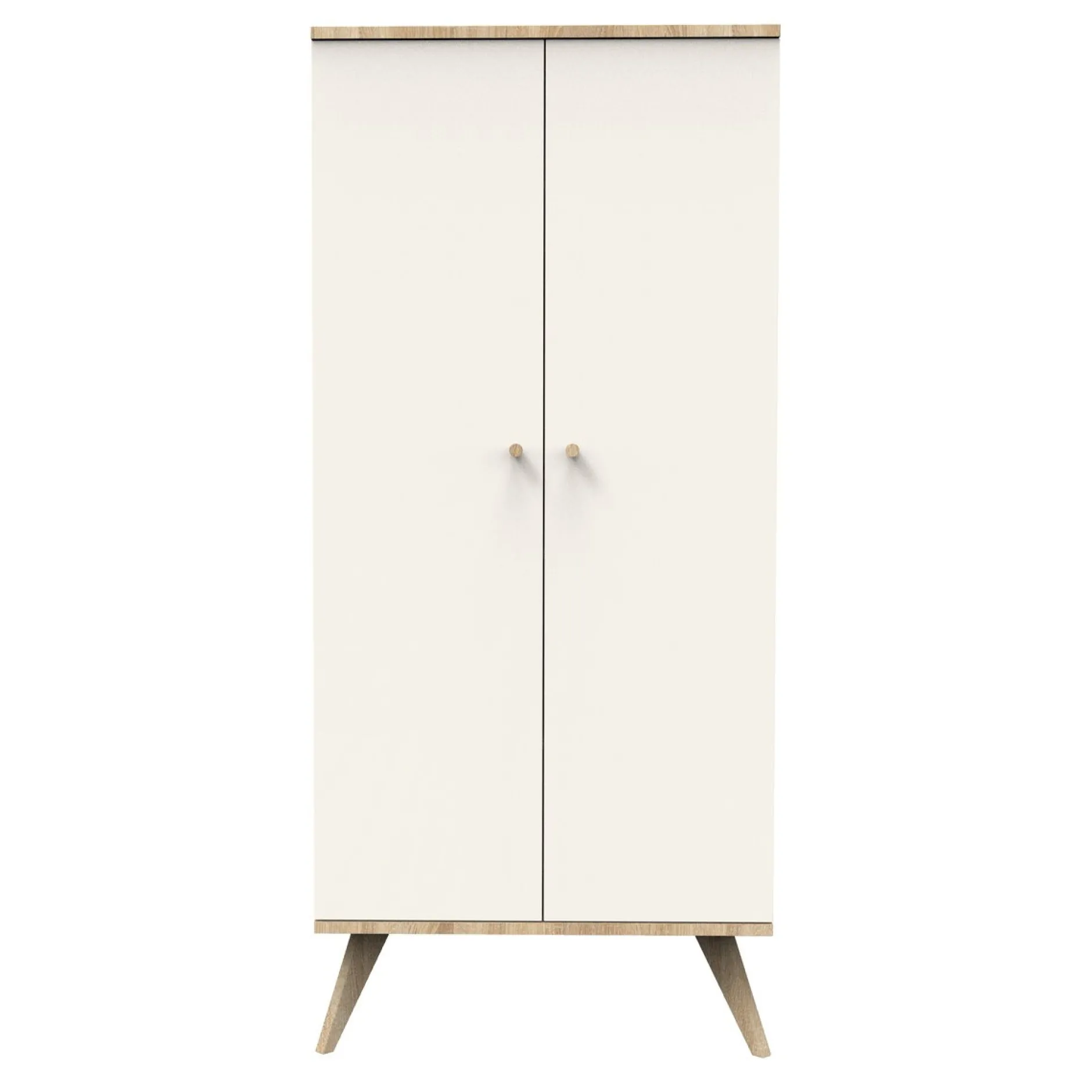 Armoires 2 Portes*Sauthon Baby's Sweet Home Camille Armoire 2 portes de Crème Chêne Doré