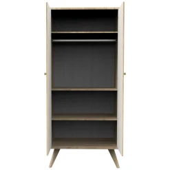 Armoires 2 Portes*Sauthon Baby's Sweet Home Camille Armoire 2 portes de Crème Chêne Doré