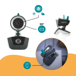 Babyphones*Babymoov Caméra Additionnelle pour Babyphone Vidéo YOO Travel de Noir