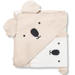 Sorties De Bain*Maïka Cape de bain 100 x 100 cm de Beige Koala