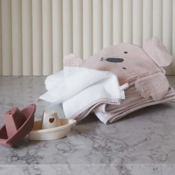 Sorties De Bain*Maïka Cape de bain 100 x 100 cm de Beige Koala