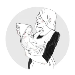 Sorties De Bain*BB&Co Cape de bain tablier de Mousse Lait