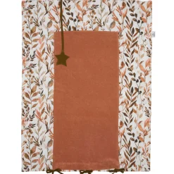 Housse De Matelas À Langer*BB&Co Caramel Forest Housse de matelas à langer 60 x 80 cm de Imprimé feuillages cassonade