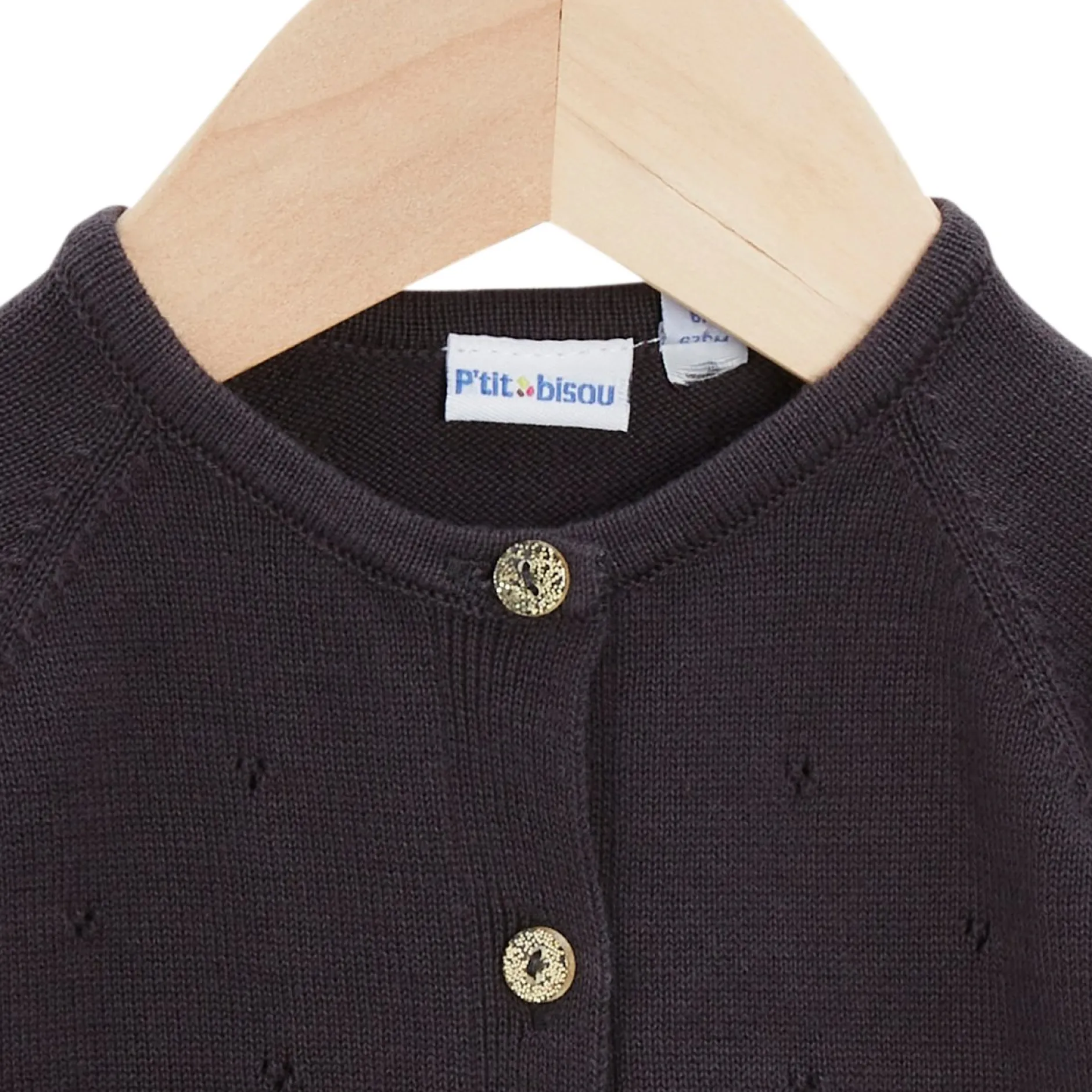 Gilets, Pulls, Cardigans*P'tit bisou Cardigan de Encre de Chine