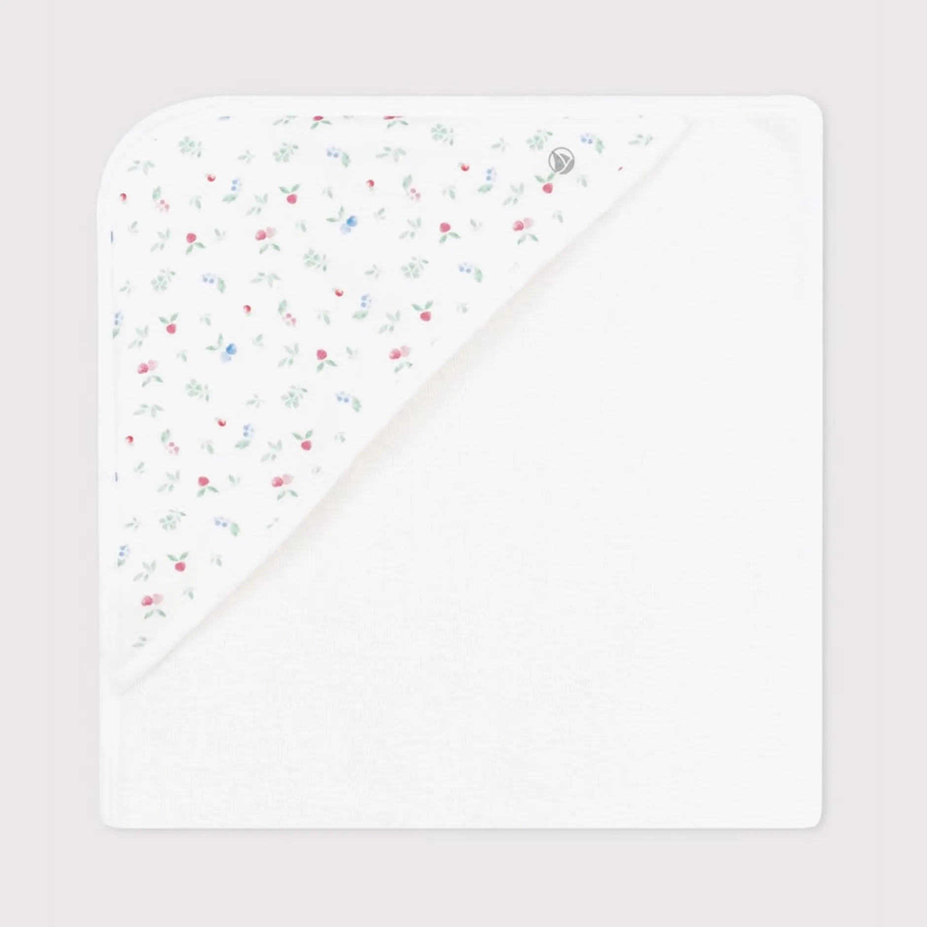 Sorties De Bain*Petit Bateau Carré de bain en coton de Marshmallow