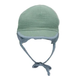 Chapeaux, Bonnets, Écharpes*Sterntaler Casquette saharienne réversible de Bleu/Vert