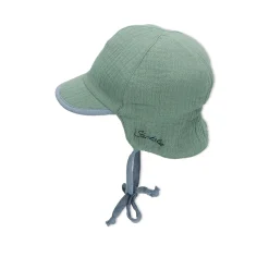 Chapeaux, Bonnets, Écharpes*Sterntaler Casquette saharienne réversible de Bleu/Vert