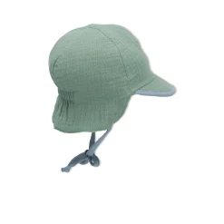 Chapeaux, Bonnets, Écharpes*Sterntaler Casquette saharienne réversible de Bleu/Vert