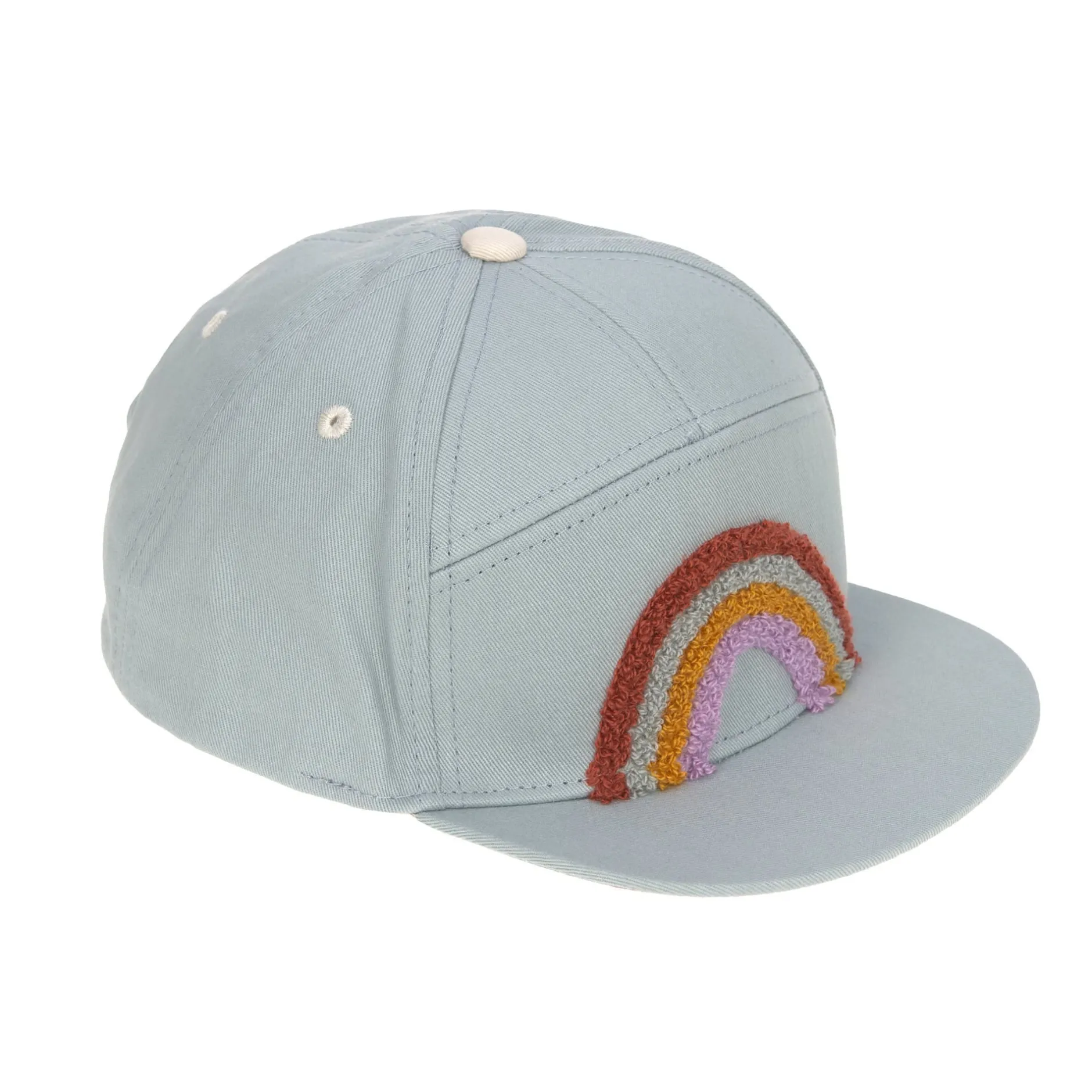 Chapeaux, Bonnets, Écharpes|Chapeaux, Bonnets, Écharpes*Lässig Casquette visière plate 48 cm de Arc-en-ciel, bleu clair
