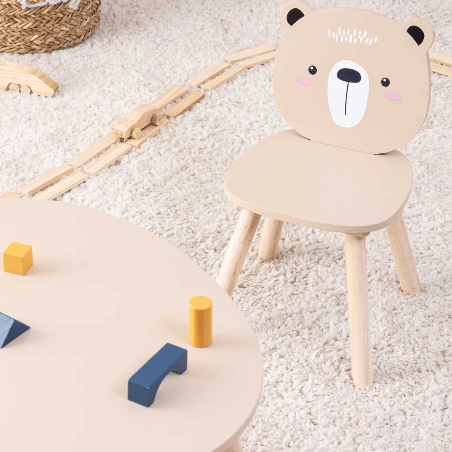 Autres Mobiliers*Atmosphera Chaise enfant Douceur de Ourson