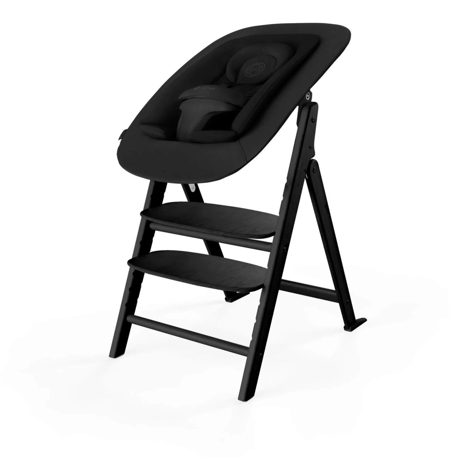 Chaises Hautes Évolutives*CYBEX Chaise haute Click & Fold pack 4en1 de Stunning black