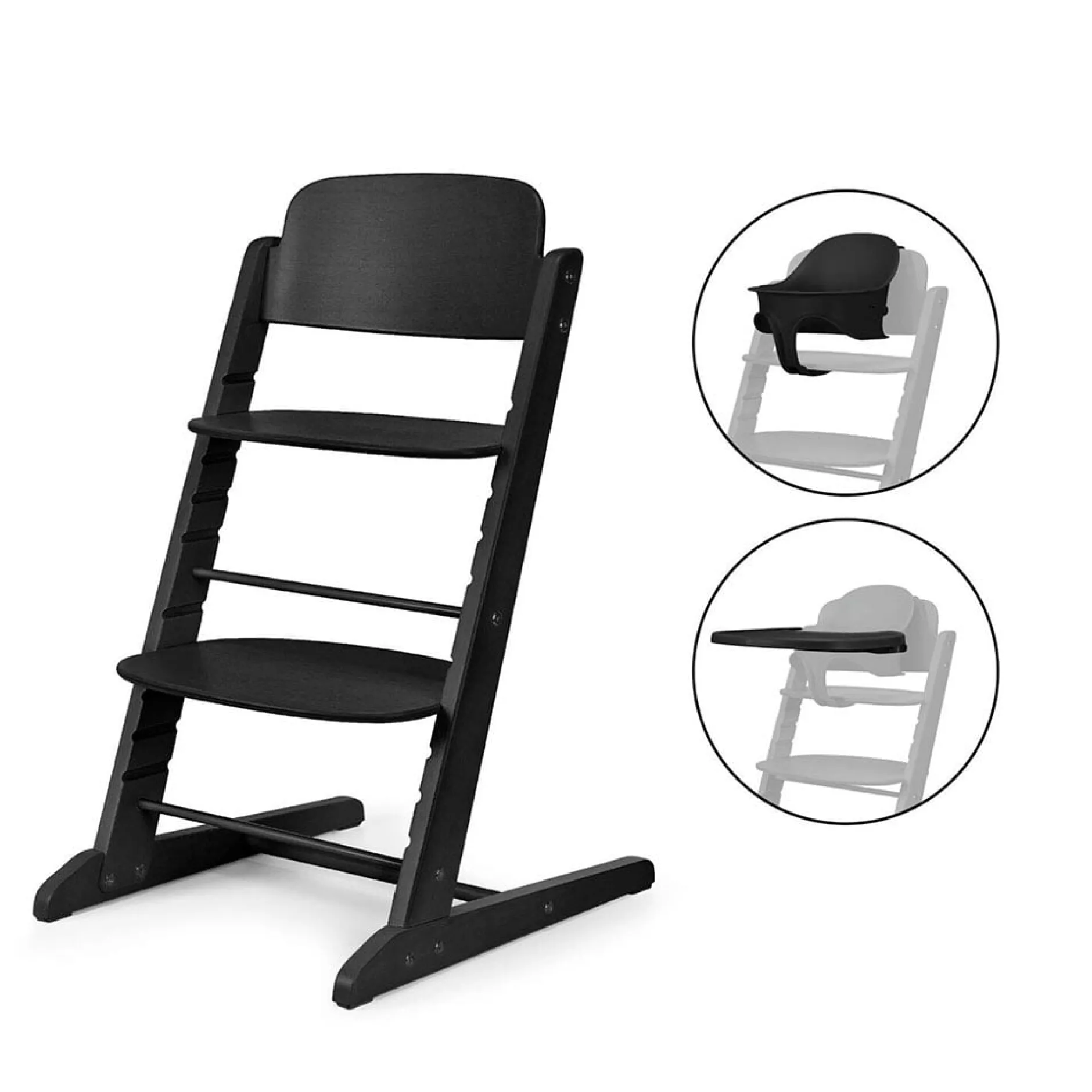 Chaises Hautes Évolutives*CYBEX Chaise haute Iris 3 en 1 de Black