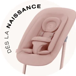 Balancelles|Chaises Hautes Évolutives*CYBEX Chaise haute Lemo 4-en-1 de Pearl Pink