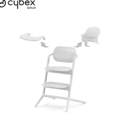 Chaises Hautes Évolutives*CYBEX Chaise haute Lemo 3-in-1 de All White