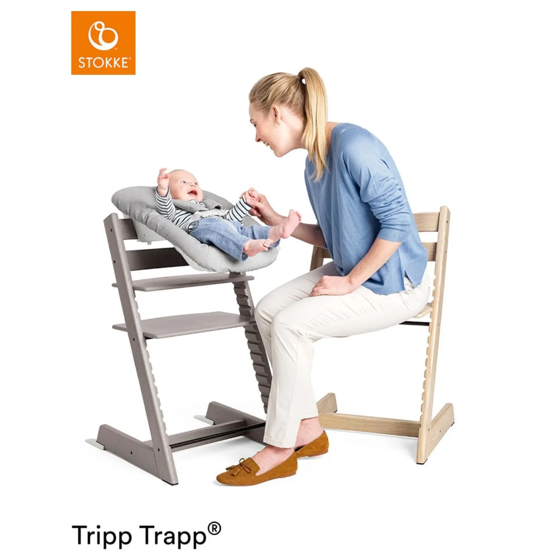 Chaises Hautes Évolutives*Stokke® Chaise haute Tripp Trapp® de Chêne Naturel