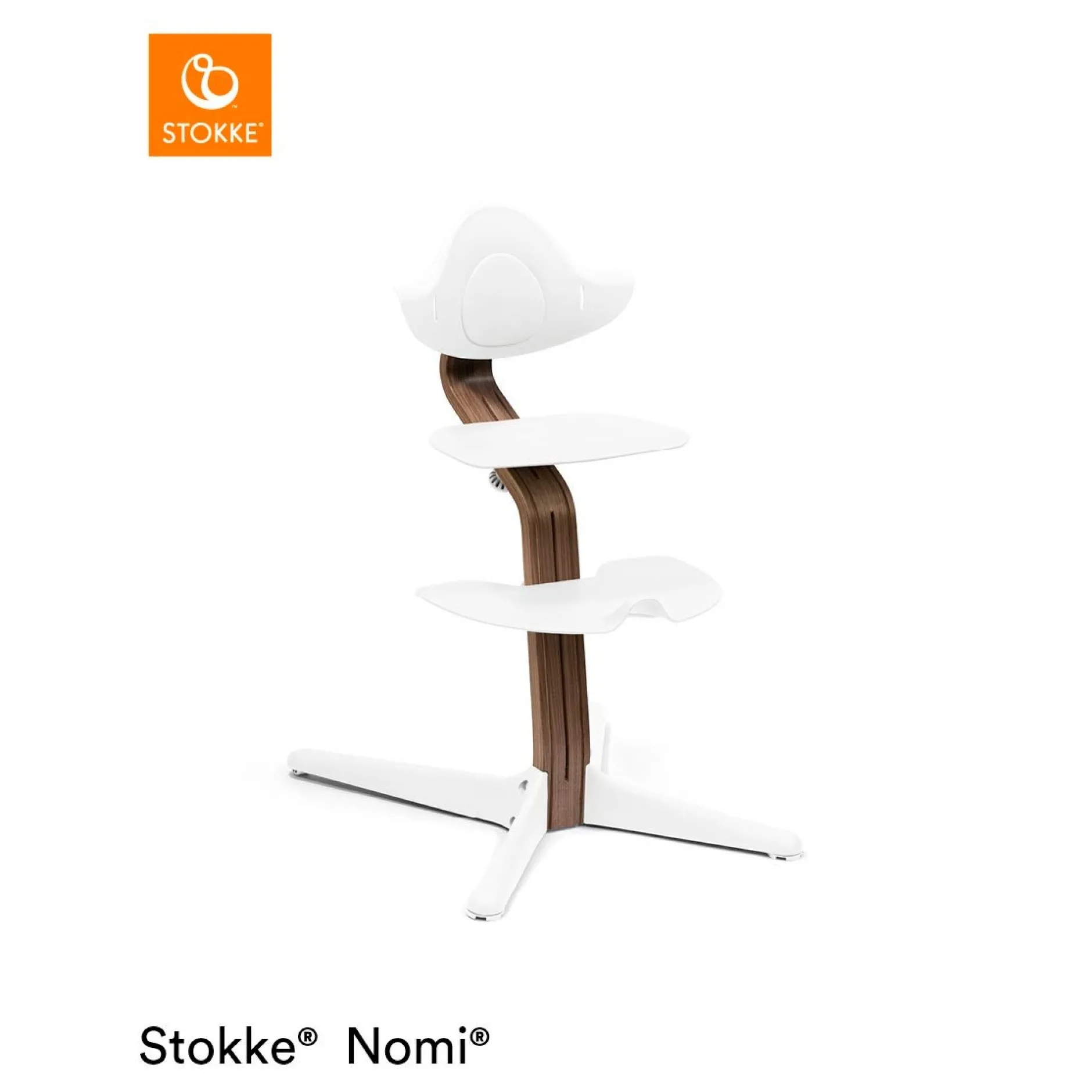 Chaises Hautes Évolutives*Stokke® Chaise Nomi® de Noyer Blanc