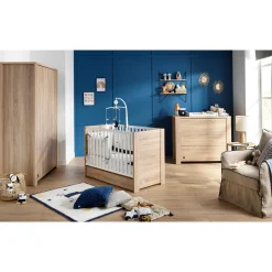 Commodes* Chambre Antonin : Lit 60x120 + Commode + Armoire de Sauthon Baby's Sweet Home