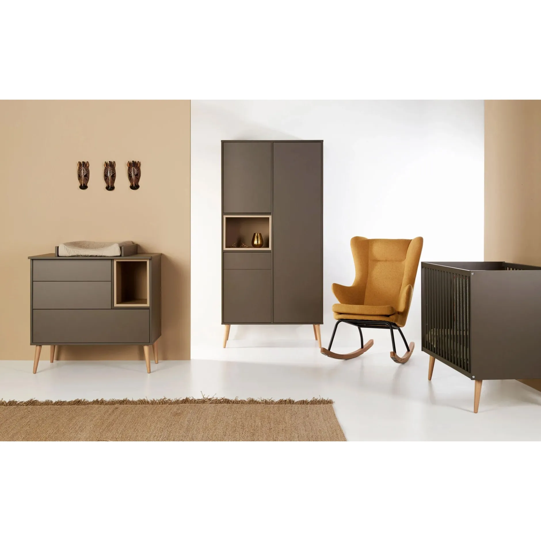 Commodes|Lits 60X120 Non Évolutifs* Chambre Cocoon : Lit 60x120 + Armoire + Commode de Quax