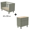 Commodes* Chambre Eléonore Duo : lit 60 x 120 + commode de Sauthon Baby's Sweet Home