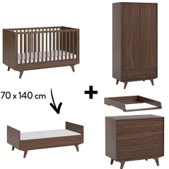 Plans À Langer|Plans* Chambre Mid: Lit 70x140 + Commode + Plan à langer + Armoire de Vox