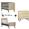 Commodes|Lits 70X140 Évolutifs* Chambre New York Duo : Lit 70 x 140 cm évolutif + Commode de Sauthon Baby's Sweet Home