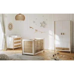 Commodes|Armoires 3 Portes* Chambre Oceania : Lit 60x120 + Armoire + Commode de Théo