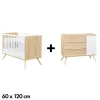 Commodes|Lits 60X120 Non Évolutifs* Chambre Seventies : Lit 60x120 + Commode de Sauthon Baby's Sweet Home