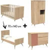 Plans À Langer|Plans* Chambre Seventies New : Lit 70x140 cm + Commode + Armoire de Sauthon Baby's Sweet Home