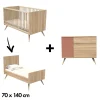 Commodes|Lits 70X140 Évolutifs* Chambre Seventies New : Lit 70x140 + Commode de Sauthon Baby's Sweet Home
