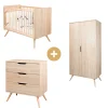 Lits 60X120 Non Évolutifs* Chambre Sixties : Lit 60 x 120 + Commode + Armoire de Sauthon Baby's Sweet Home