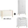 Plans À Langer|Plans* Chambre Tela : Lit 60x120cm + Commode + Plan à Langer + Armoire de Vox