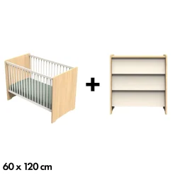 Commodes* Chambre Vanille : lit 60x120 + commode de Sauthon Baby's Sweet Home