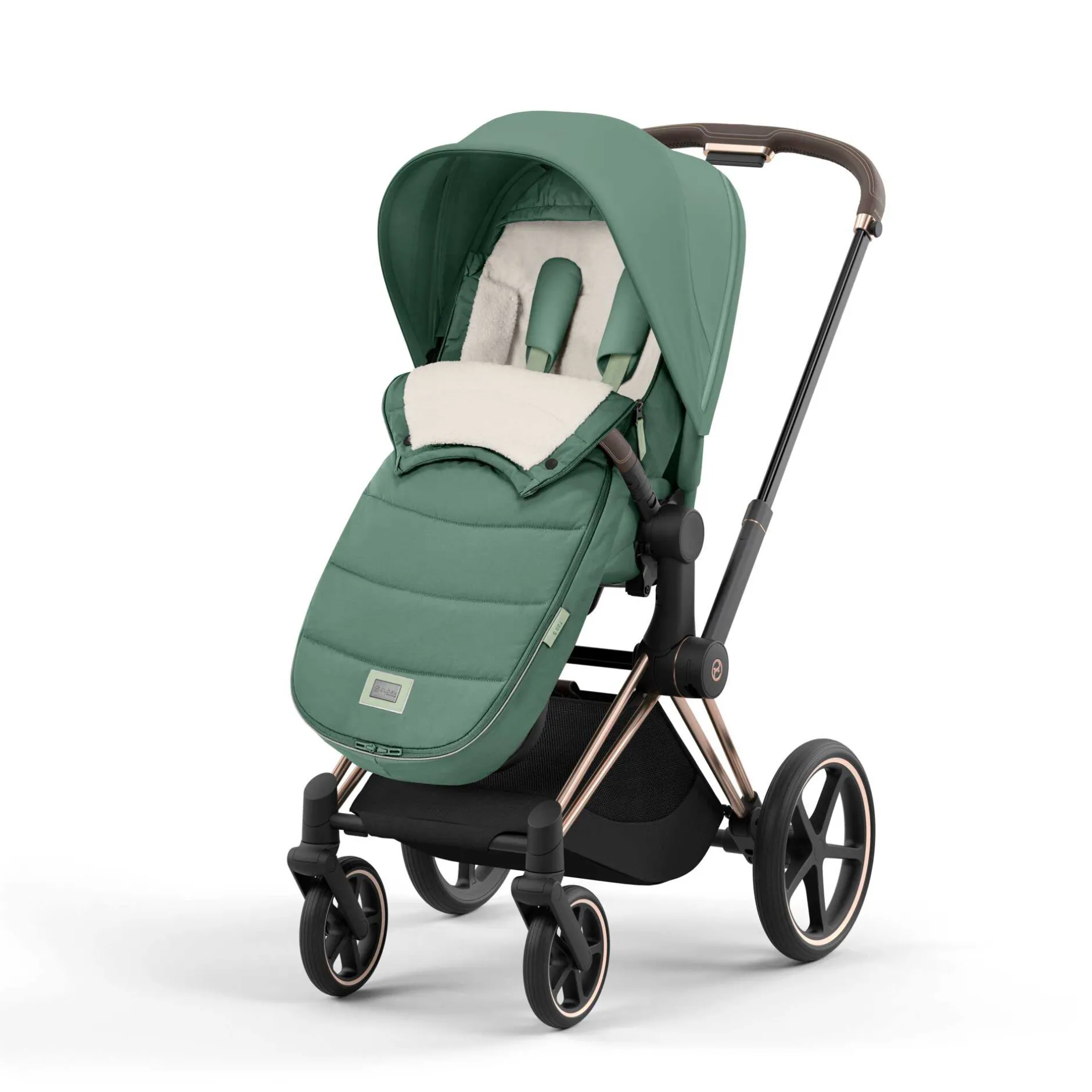 Tout Pour Vos Balades|Chancelières*CYBEX Chancelière Platinum de Leaf Green