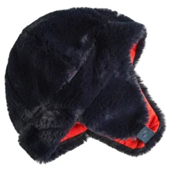 Chapeaux, Bonnets, Écharpes*P'tit bisou Chapka fourrure Marin d'hiver de Bleu caporal