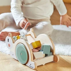 Jouets En Bois*Janod Chariot de Cubes Escargot Sweet Cocoon de